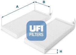 UFI Filtru, aer habitaclu UFI 53.164. 00 (53.164.00)