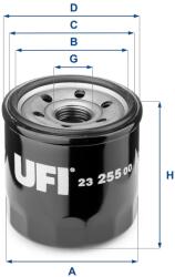 UFI Filtru ulei UFI 23.255. 00 (23.255.00)