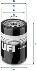 UFI Filtru ulei UFI 23.436. 00 (23.436.00)