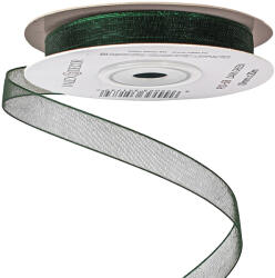 Valex Decor Organza szalag 10mm x 20m - Sötétzöld (P10-58)