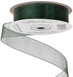 Valex Decor Organza szalag 20mm x 20m - Sötétzöld (P20-58)