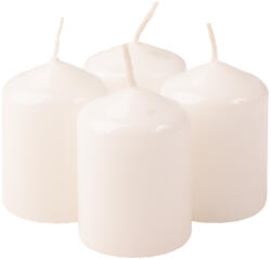 Valex Decor Adventi gyertya készlet, 5.5 x 4cm - Lakk fehér (APL-01)