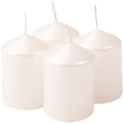Valex Decor Adventi gyertya készlet, 5.5 x 4cm - Gyöngyház fehér (APM-01)