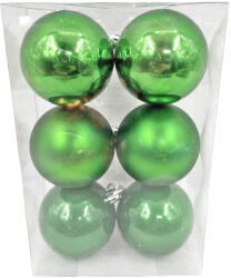 Valex Decor 6db-os 8cm-es karácsonyi gömb szett - Zöld (CB80-87)