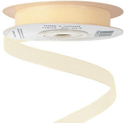 Valex Decor Organza szalag 10mm x 20m - Ekrü (P10-03)