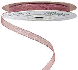  Organza szalag 6mm x 20m - Mályva (P06-22)