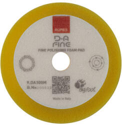 RUPES Burete Fin Polish Rupes D-A Fine Foam Pad, 100MM, Galben (9.DA100M) - pro-detailing
