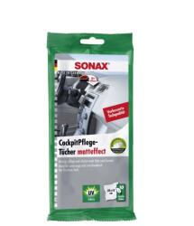 SONAX Servetele Umede Curatare Plastic Efect Mat Sonax, 10buc (415800)
