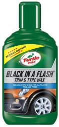 Turtle Wax Solutie Cauciuc si Cheder Auto Turtle Wax Black In A Flash Trim and Tyre Wax, 300ml (TW FG52791)