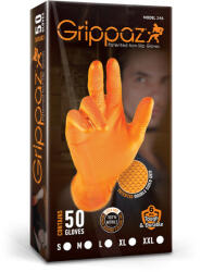 AD Auto Total Manusi Nitril Texturat Portocaliu Grippaz, L, 50 buc (AD-00-0032)
