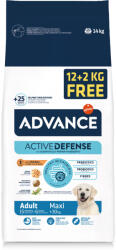 ADVANCE ADVANCE Adult Maxi, L-XL, Pui, hrană uscată câini, 14kg ADVANCE Adult Maxi, L-XL, Pui, hrană uscată câini, GRATUIT, 12 + 2KG