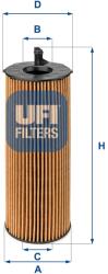UFI Filtru ulei UFI 25.068. 00 (25.068.00)