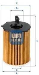 UFI Filtru ulei UFI 25.037. 00 (25.037.00)
