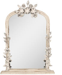 Clayre & Eef Oglinda perete mdf bej antichizat 56x5x77 cm (52S308)