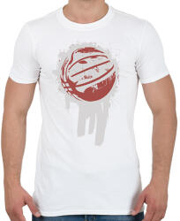 printfashion Kosárlabda - Férfi póló - Fehér (16489318)