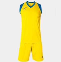 Joma FINAL II TWO-PIECE SET kosárlabda szett sárga azúrkék 3XL