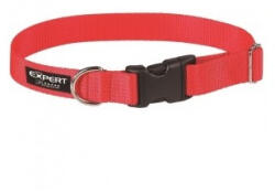 Pet Expert Zgarda pentru caini Pet Expert, marime L, 2.5 x 40 - 60 cm, rosu (418041)