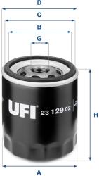 UFI Filtru ulei UFI 23.129. 02 - automobilus