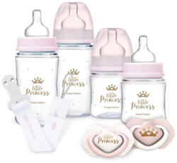 Canpol babies Комплект за новородено Canpol - Royal baby, 7 части, Розов (0294C)