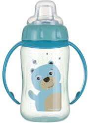 Canpol babies Преходна чаша със силиконов накрайник Canpol - 320 ml, Тюркоаз (56/512_tur)