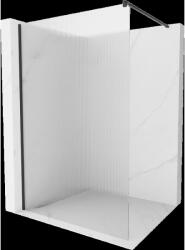 Mexen Kioto zuhanyfal 90 x 200 cm, bordázott 8 mm, Fekete - 800-090-101-70-09 (800-090-101-70-09)