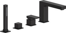 Mexen Cube fürdőkád csaptelep, Fekete - 72932-70 (72932-70)