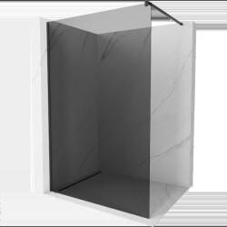 Mexen Kioto zuhanyfal 70 x 200 cm, Sötétszürke 8 mm, Fekete - 800-070-101-70-40 (800-070-101-70-40)