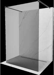 Mexen Kioto szabadonálló zuhanyfal 100 x 200 cm, Sötétszürke, Fekete - 800-100-002-70-40 (800-100-002-70-40)