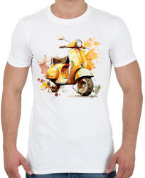 printfashion Motor - Férfi póló - Fehér (16566260)