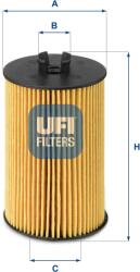 UFI Filtru ulei UFI 25.012. 00 (25.012.00)