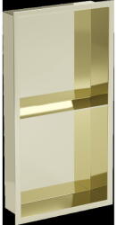 Mexen X-Wall-R fürdőszoba süllyesztett polc kerettel és polccal 60 x 30 cm, Arany - 1950603010S (1950603010S)