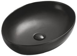 Mexen Jowita munkalapi mosdó 52 x 39 cm, Fekete matt - 21355285 (21355285)