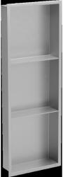 Mexen X-Wall-R fürdőszoba süllyesztett polc kerettel és polccal 90 x 30 cm, inox - 1910903010S (1910903010S)