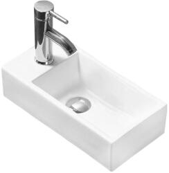 Mexen Inez munkalapba épített mosdó 45 x 25 cm, Fehér - 21434500R (21434500R)