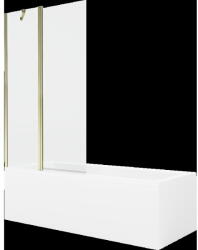Mexen Cubik téglalap alakú kád 170 x 70 cm burkolattal és 1-szárnyas paravánnal 100 cm, átlátszó, arany - 550317070X9410115000 (550317070X9410115000)