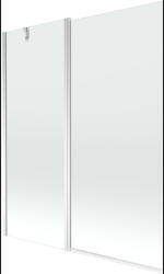 Mexen Flip 1 szárnyas kádparaván 140 x 150 cm, Átlátszó, Króm - 894-140-101-01-00 (894-140-101-01-00)