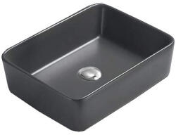 Mexen Catia munkalapi mosdó 48 x 37 cm, Sötétszürke matt - 21314871 (21314871)