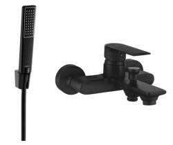 Mexen Royo R72 fürdőkád csaptelep zuhanyteleppel, Fekete - 7223R72-70 (7223R72-70)