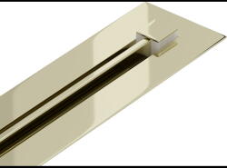 Mexen Flat 360° Super Slim forgó zuhanyfolyóka 140 cm, Arany - 1551140 (1551140)