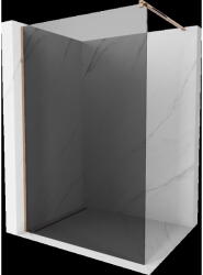 Mexen Kioto zuhanyfal 140 x 200 cm, Sötétszürke 8 mm, Rózsaszín-arany - 800-140-101-60-40 (800-140-101-60-40)