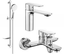 Mexen Milo DF05 kád készlet, Króm - 71303DF05-00 (71303DF05-00)