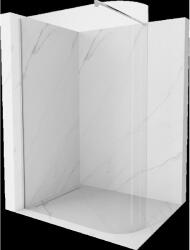 Mexen Kioto lekerekített zuhanyfal 110 x 200 cm, Átlátszó 8 mm, Króm - 800-110-101-01-06 (800-110-101-01-06)