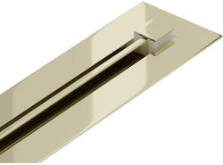 Mexen Flat 360° Super Slim forgó zuhanyfolyóka 130 cm, Arany - 1551130 (1551130)