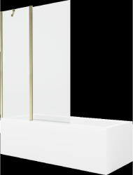 Mexen Cubik 150 x 70 cm-es téglalap alakú kád burkolattal és egyszárnyú 120 cm-es paravánnal, átlátszó, arany - 550315070X941211 (550315070X9412115000)
