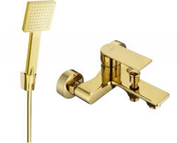 Mexen Royo R45 fürdőkád csaptelep zuhanyteleppel, Arany - 7223R45-50 (7223R45-50)