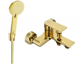 Mexen Royo R40 fürdőkád csaptelep zuhanyteleppel, Arany - 7223R40-50 (7223R40-50)