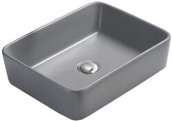 Mexen Catia munkalapi mosdó 48 x 37 cm, Világosszürke matt - 21314861 (21314861)