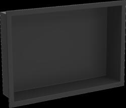 Mexen X-Wall-R fürdőszoba süllyesztett polc kerettel 45 x 30 cm, Fekete - 1970453010 (1970453010)