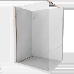 Mexen Kioto zuhanyfal 110 x 200 cm, Átlátszó 8 mm, Rózsaszín-arany - 800-110-101-60-00 (800-110-101-60-00)