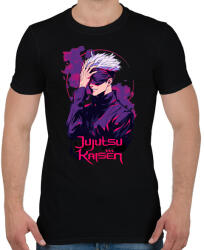 printfashion Jujutsu Kaisen Satoru Gojo - Férfi póló - Fekete (16554297)
